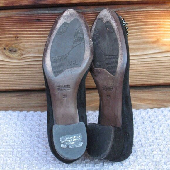 AGL Black Suede Shoes - Picture 9 of 11